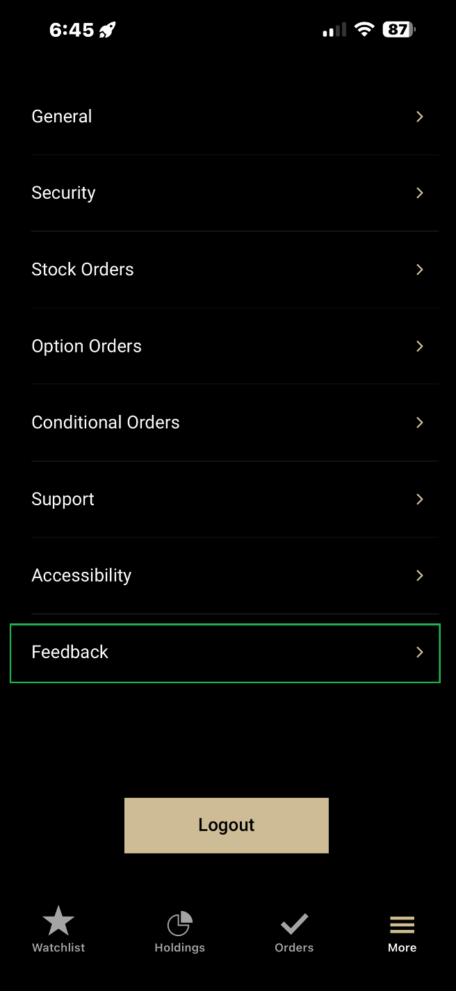 Client Feedback Survey Mobile April 2026
