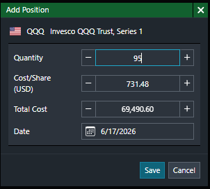 Portfolio Manager ETF Quantity June 2026